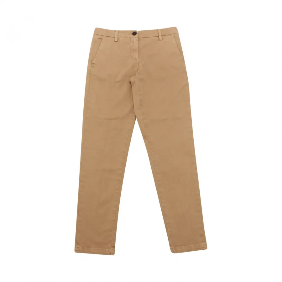 1368AV PANTALONE DONNA WHITE SAND AUDREI WOMAN TROUSERS