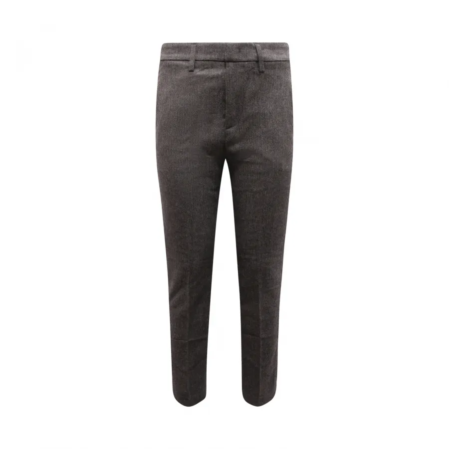 9872AV PANTALONE DONNA DONDUP CARMEN WOMAN WOOL BLEND TROUSERS