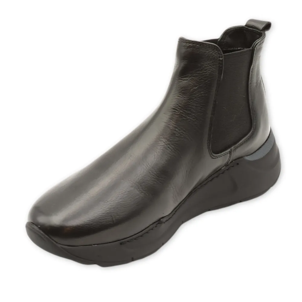 Beatles sportivo donna Grunland in pelle PO2237 L1CEKO NERO