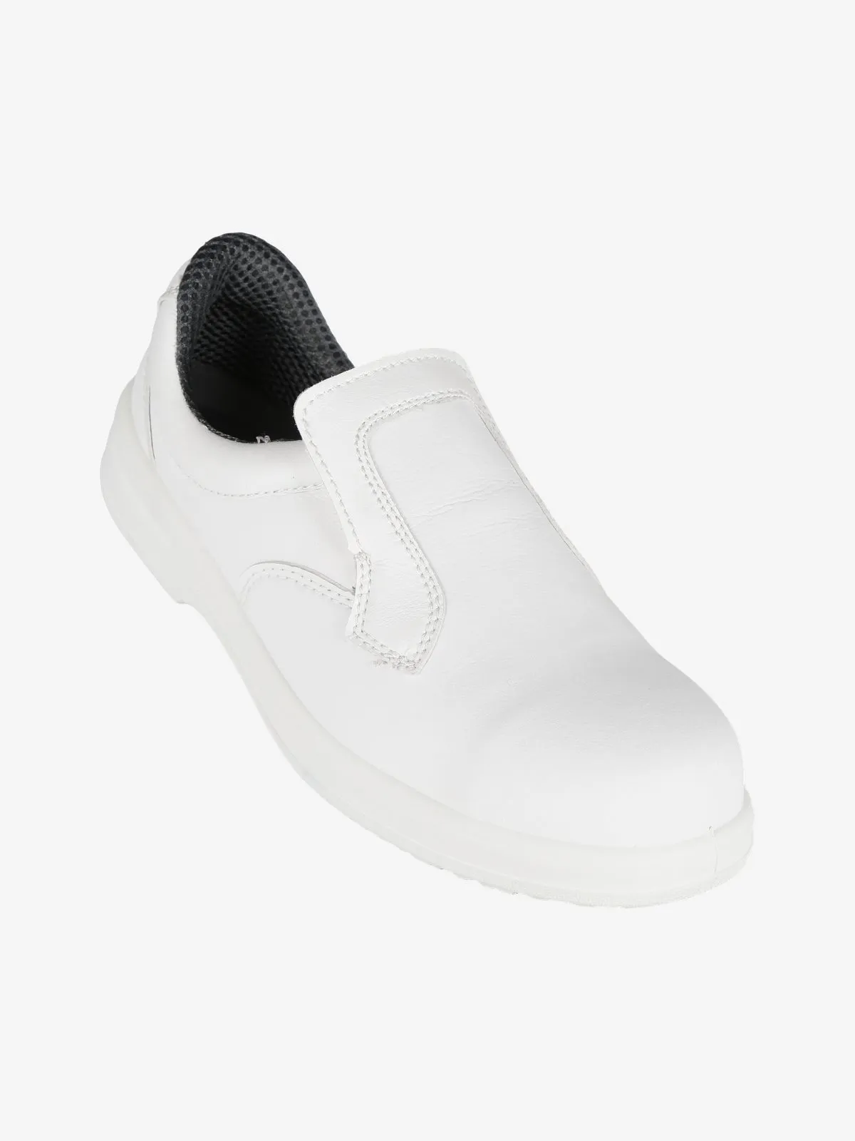 Blu Star Chaussures de travail en cuir à enfiler pour hommes