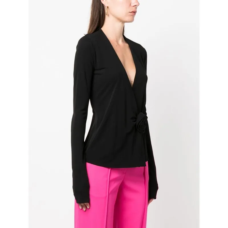 Blumarine  Blusa Jer.c/rosa