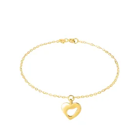 Bracciale Cuore Gold Essence Oro Giallo 750/1000 19 cm 1244707
