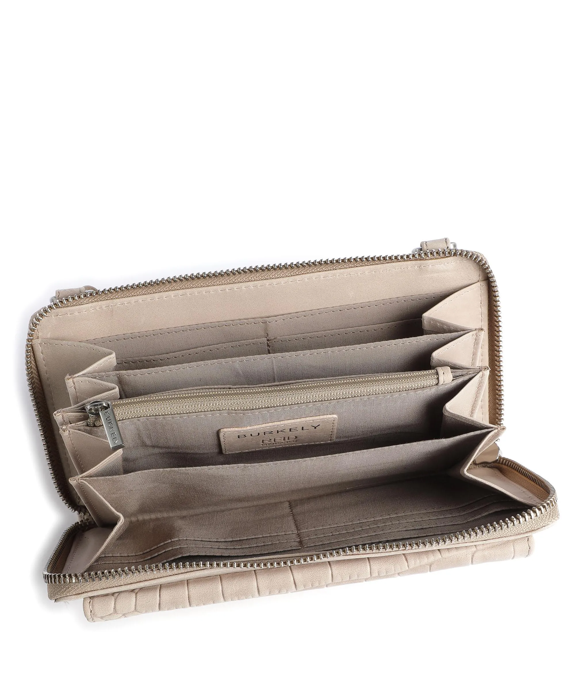  Burkely Casual Cayla Borsetta porta cellulare pelle in rilievo beige  