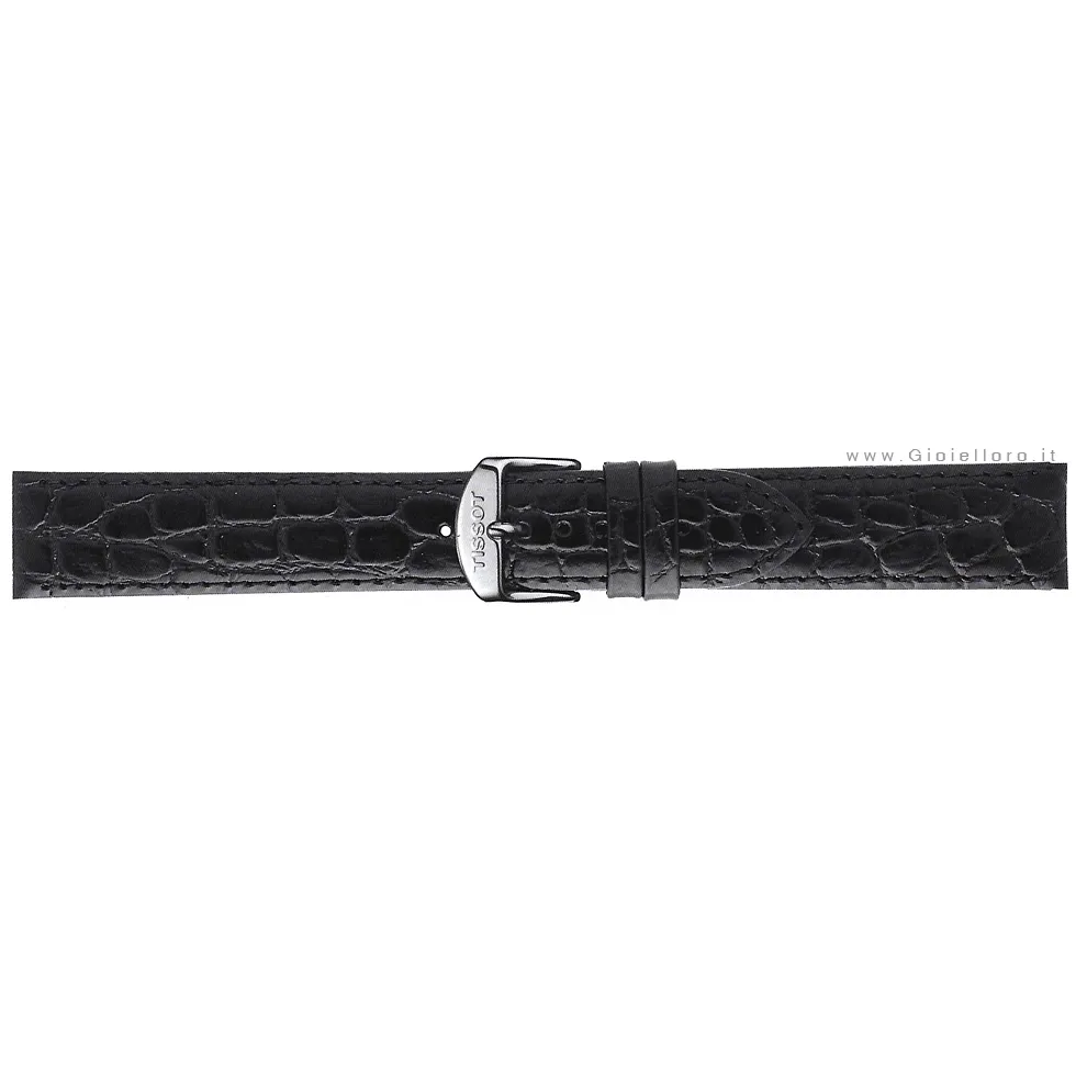 CINTURINO DI RICAMBIO TISSOT CLASSIC DREAM ORIGINALE PELLE NERO