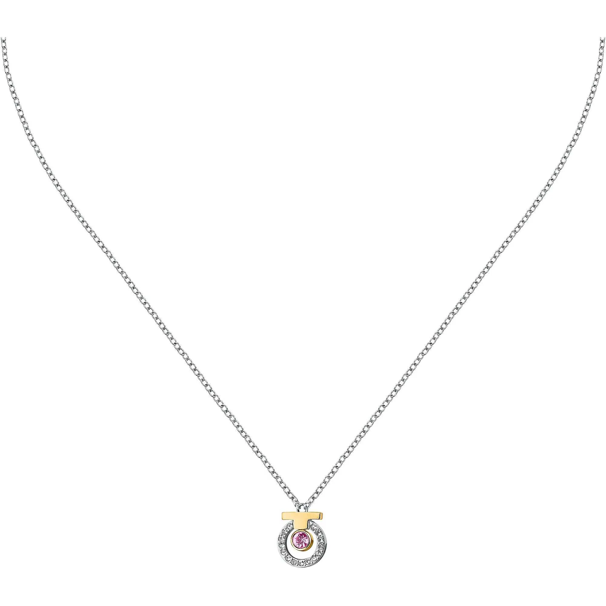 collana donna gioielli Trussardi T-Logo