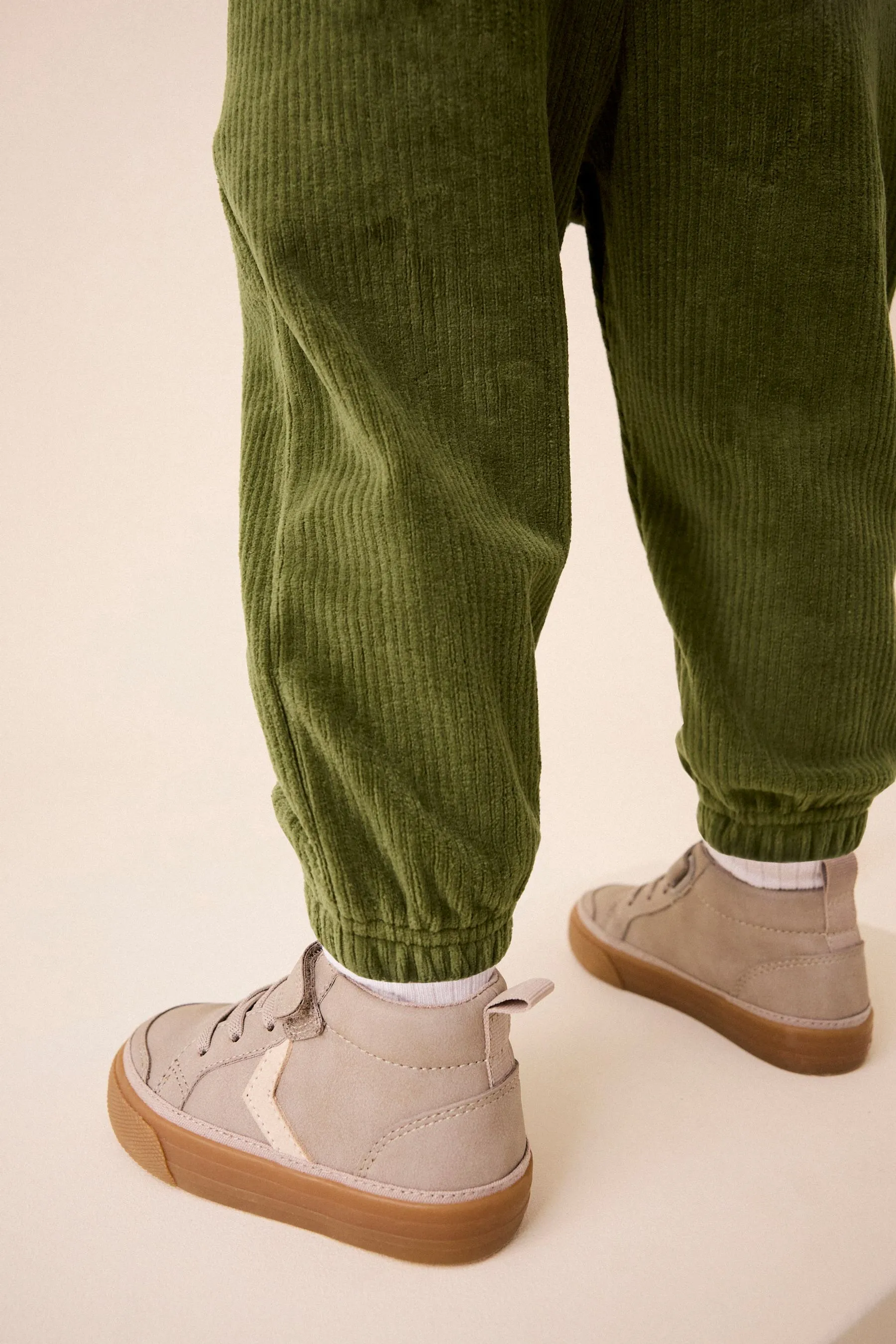 Cord Jersey Cuffed Joggers (3mths-7yrs)    