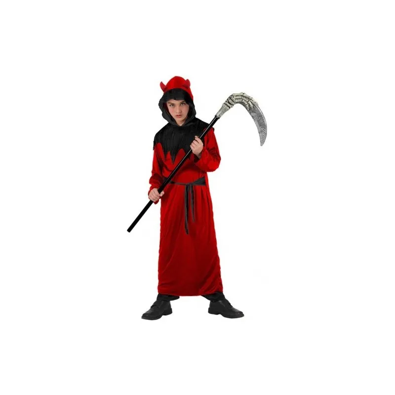 Costume diavolo rosso bambino demone taglia 10 12 anni