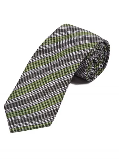 Cravatta business struttura astratta verde inchiostro nero