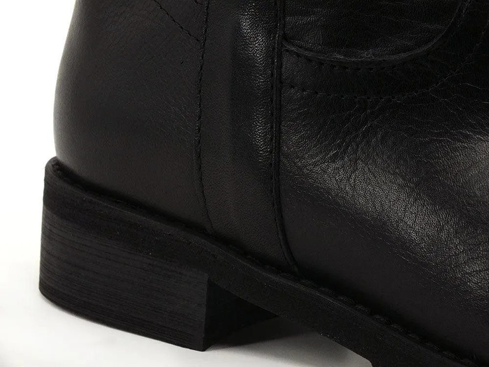 DIVINE FOLLIE Stivale Pelle Nero DF605