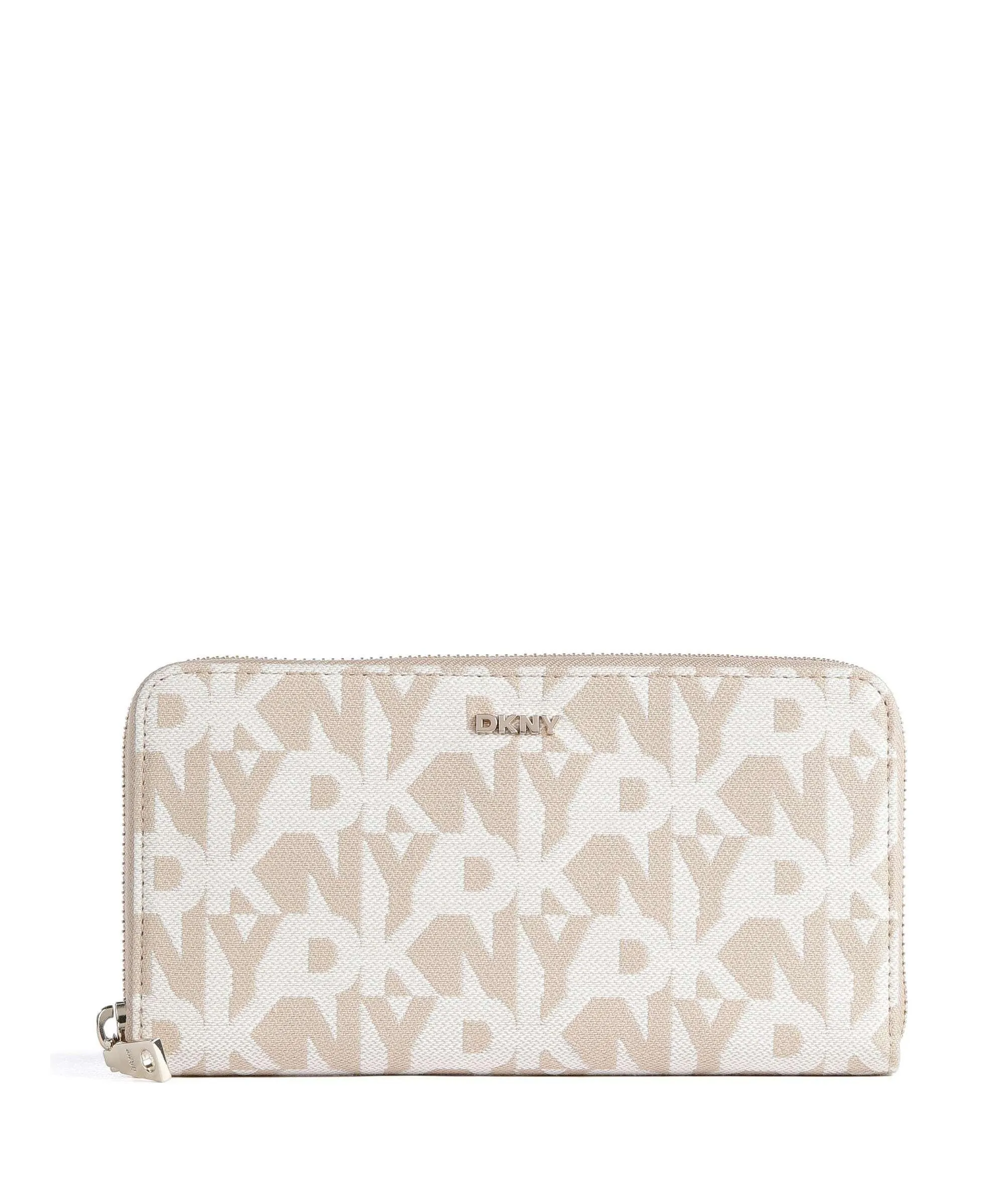  DKNY Gramercy Portafoglio poliestere beige/bianco  
