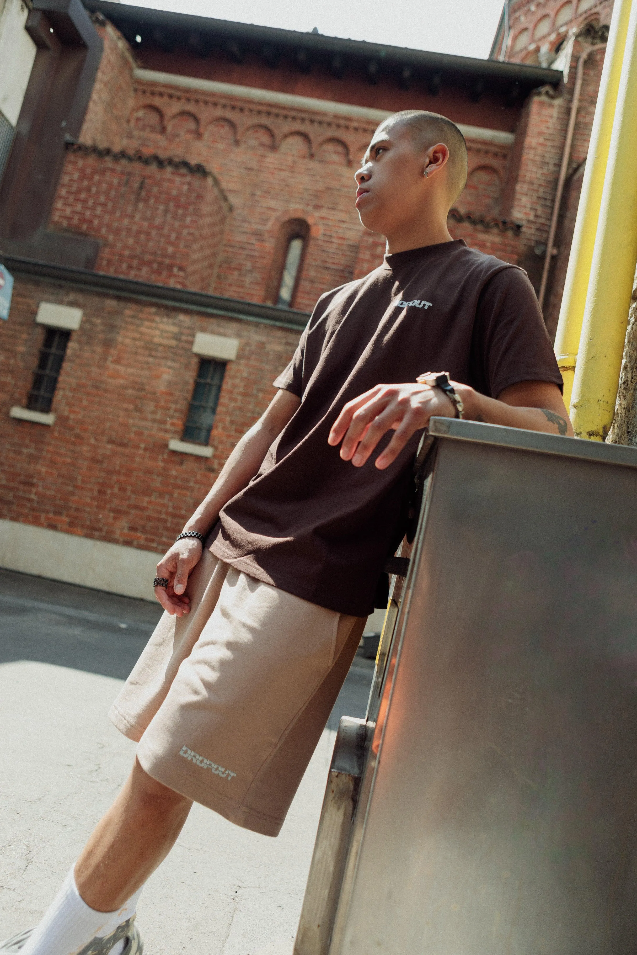 dropout Chrome Shorts Sand