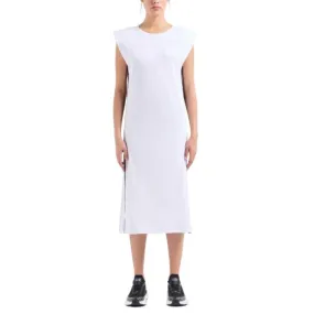EA7 Emporio Armani Abito Lungo Logo Series In Cotone Organico Avs