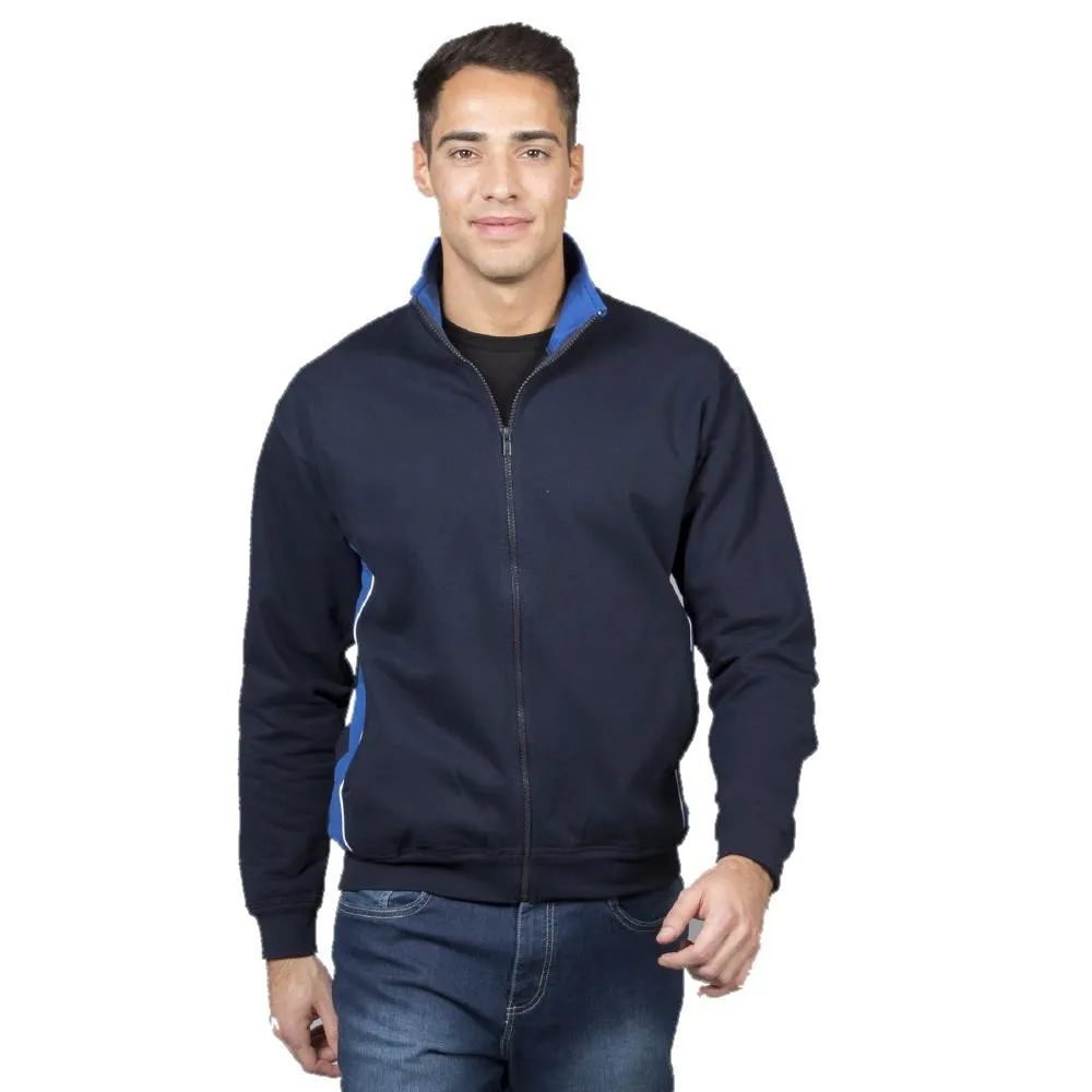 Felpa Uomo Zip Lunga Mod. Cagliari Personalizzabile Stampa o Ricamo PS 40516