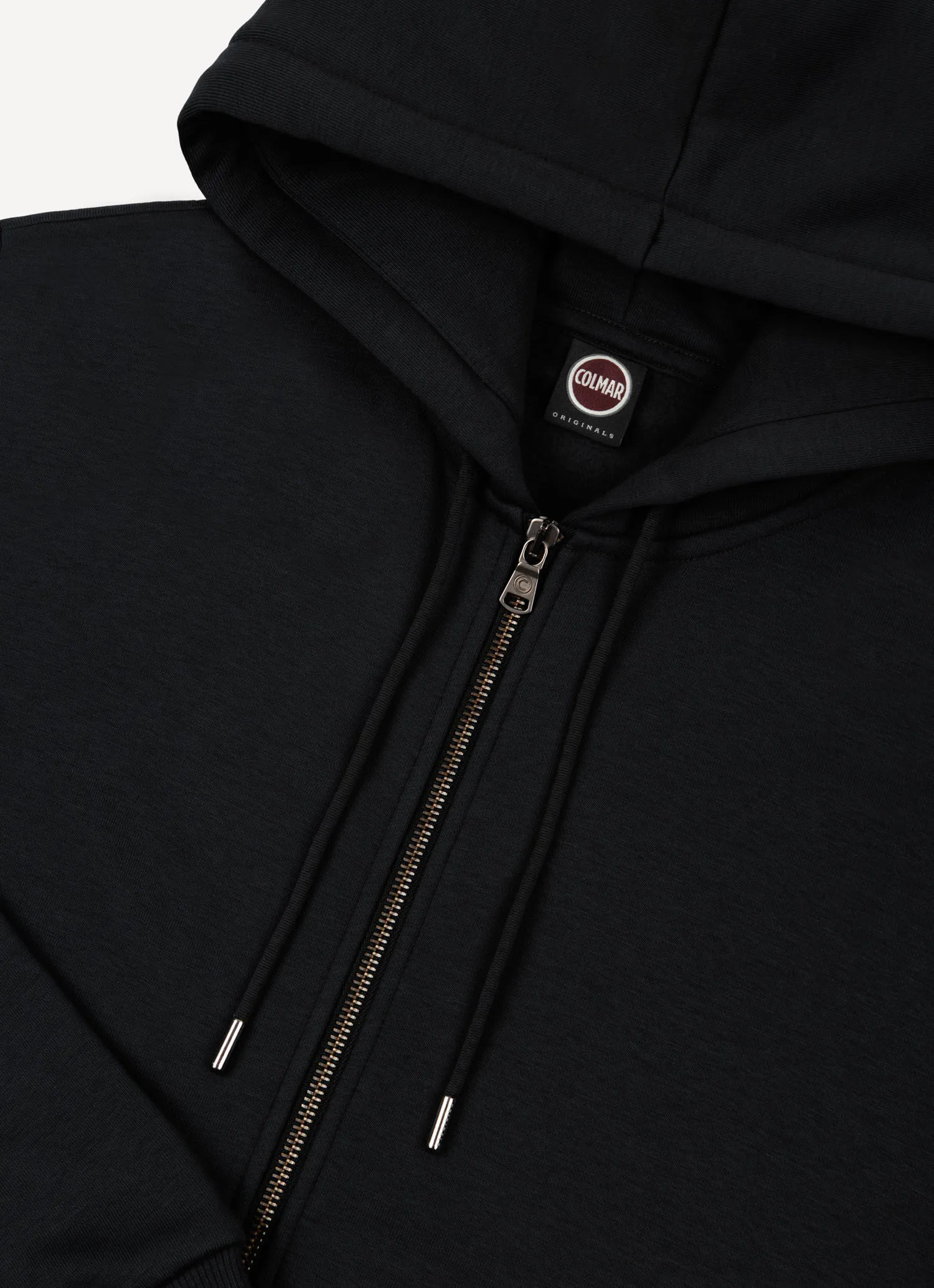 Hooded sweatshirt with zip