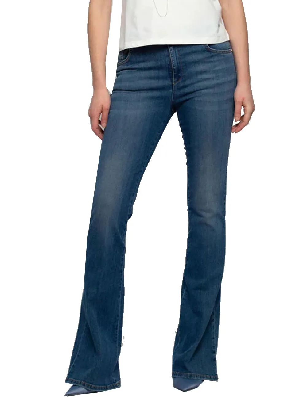 Jeans a zampa Donna kocca grazia-l309