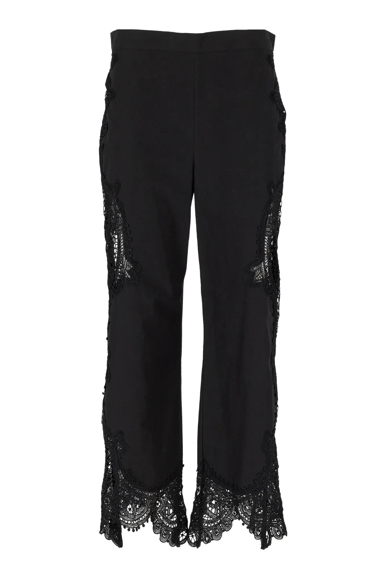 KAOS   PANTALONE NERO IN COTONE