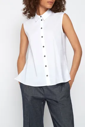 Liviana Conti Sleeveless Shirt / White