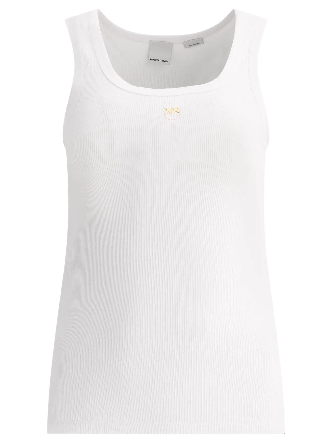 Love Birds Top Bianco