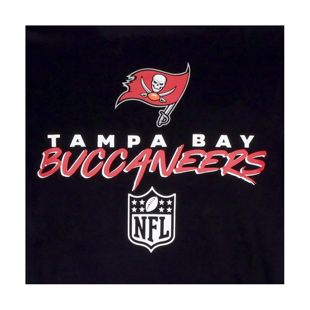 maglietta uomo nfl script tee tambuc BLACK/SCARLET