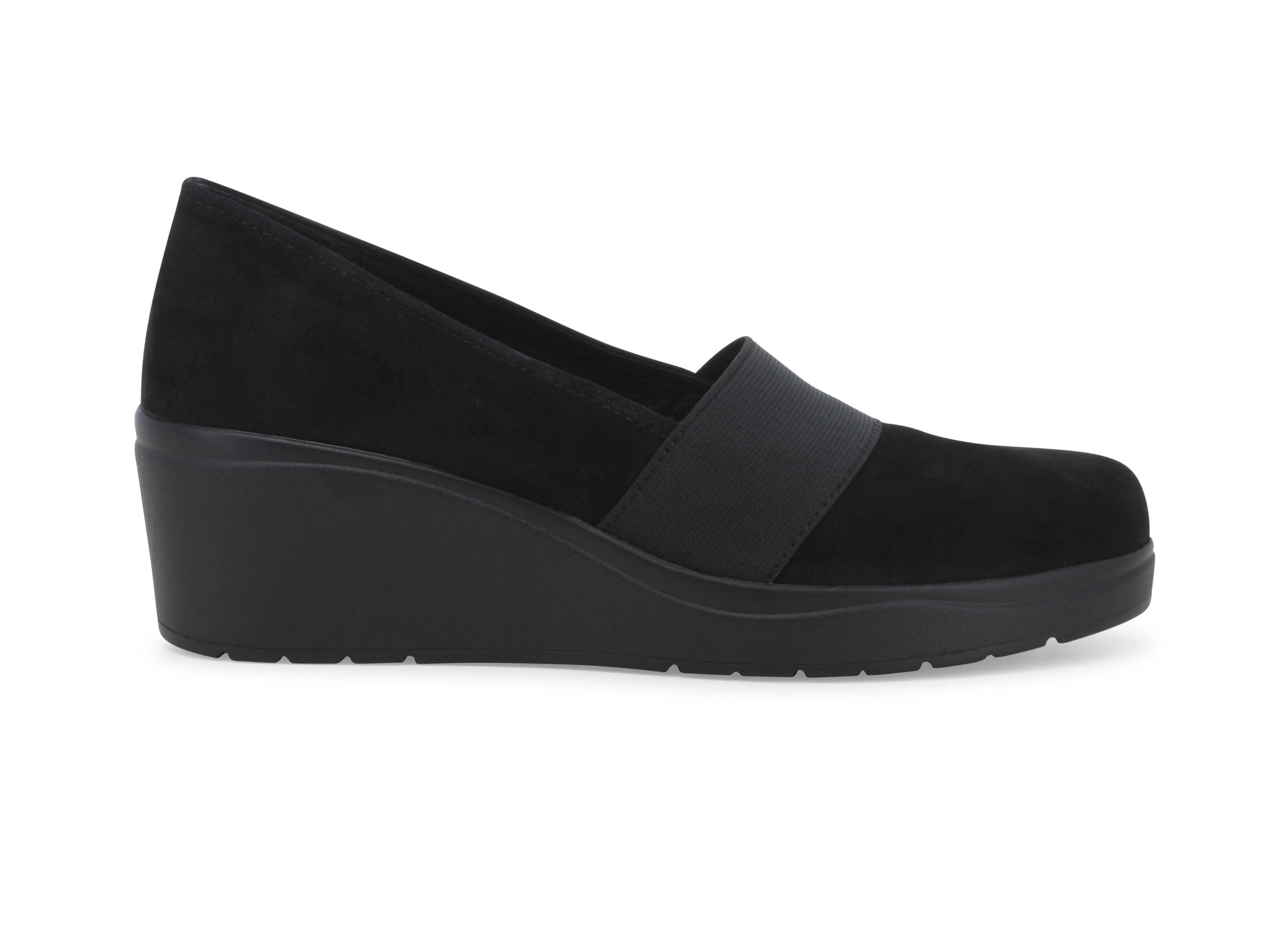 Melluso Mocassino donna in camoscio nero k53003