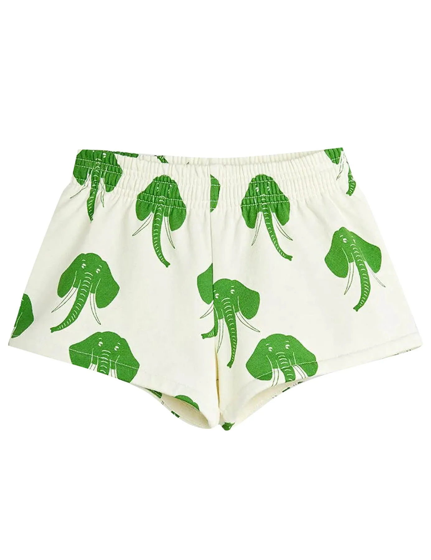 Mini Rodini shorts panna neonato in cotone biologico