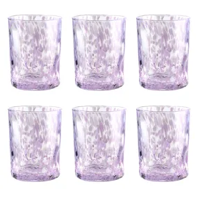 Onlylux Carnaval bicchiere acqua h.10 cm rosa (6 pz)