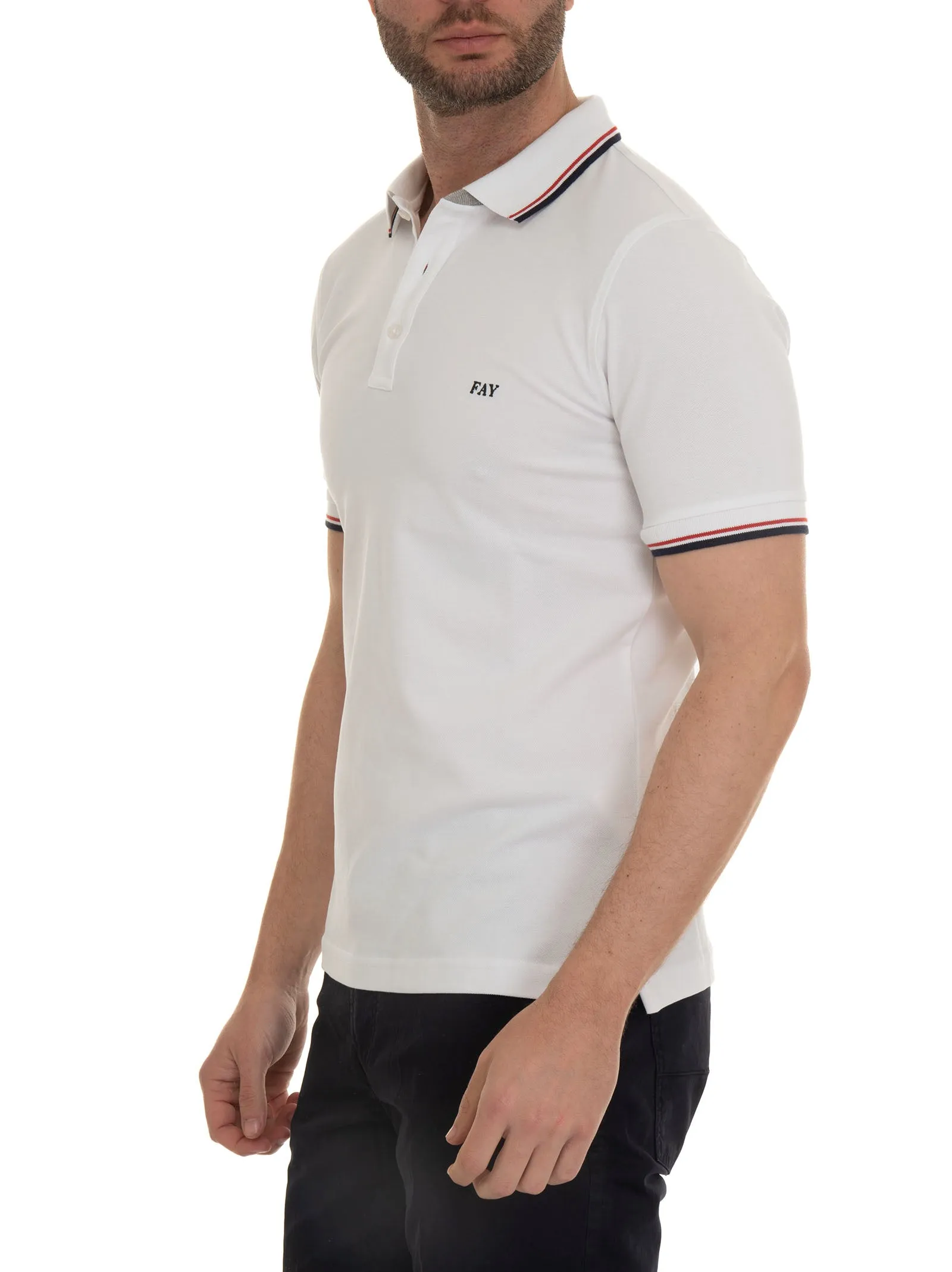 Polo manica corta Bianco Fay Uomo