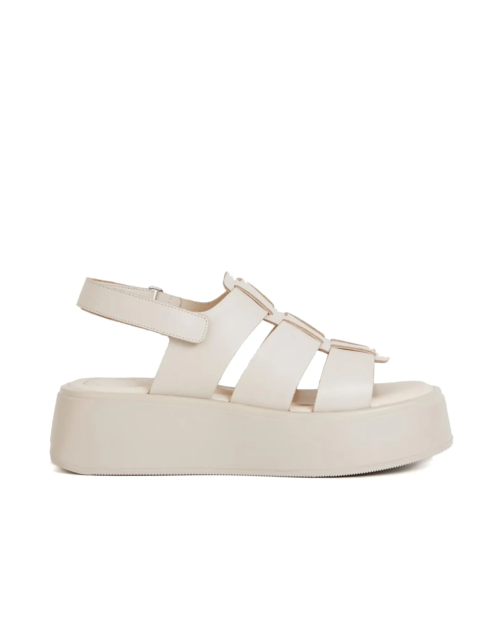 Sandalo Courtney platform avorio