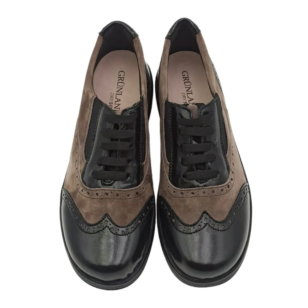 scarpa donna Grunland sc2864 68neta taupe nero