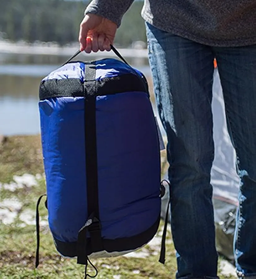 StanSport Explorer-Sacco a Pelo Rettangolare, 1,8 kg-83,8 x 190,5 cm, Unisex, Blu, Taglia Unica 222939989