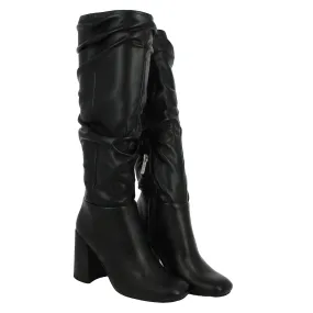 Steve Madden  Stivale Lexus al Ginocchio in Ecopelle Nera 
