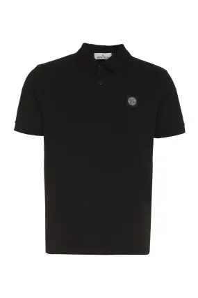 Stone Island Polo in piquet di cotone