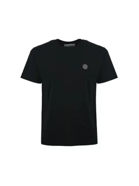 STONE ISLAND     T-shirt con logo black