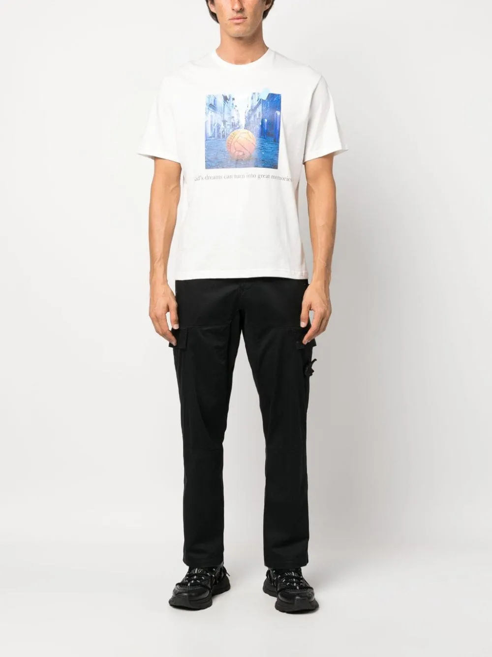t-shirt we are napoli bianca