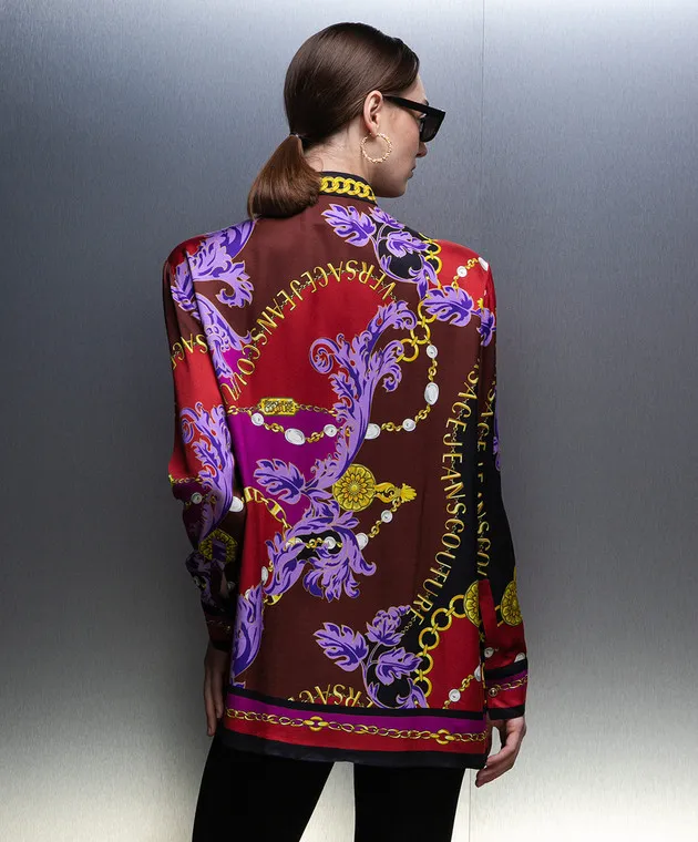 Versace Jeans Couture Blusa in fantasia Chain Couture 75HAL2P2NS346
