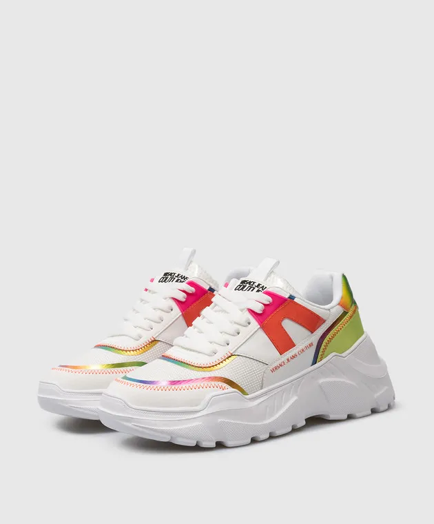 Versace Jeans Couture Sneakers combinate bianche SPEEDTRACK 76VA3SC4ZSB10