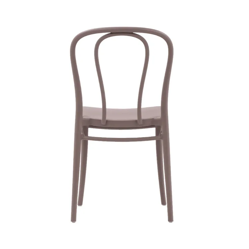 Zanini design Set 2 sedie PORAT tortora